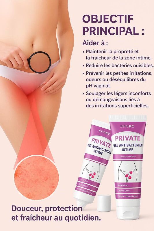 PRIVATE gel antibactèrien intime